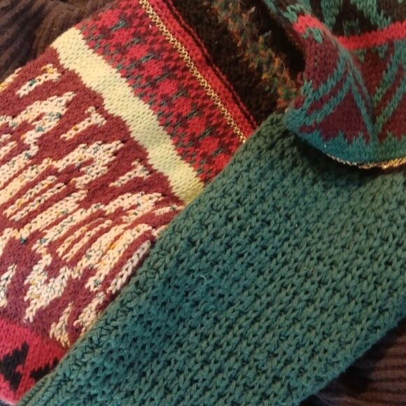 Free People Prism Thermal Multicolor Patterned Women's Sweater - Picture 13 of 14